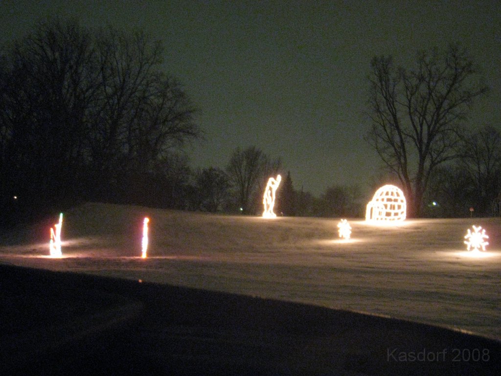 Christmas Lights Hines Drive 2008 045.jpg - The 2008 Wayne County Hines Drive Christmas Light Display. 4.5 miles of Christmas Light Displays and lots of animation!